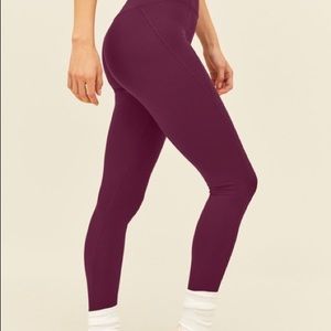 GF Collective Plum High-Rise Compression Leggings
